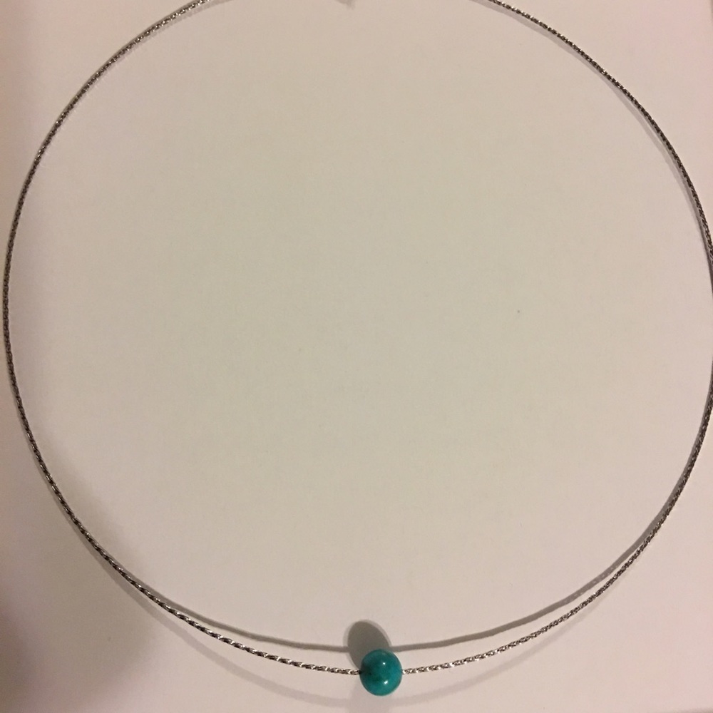 14k woven omega necklace