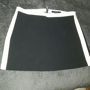 black and white mini skirt by Forever 21 size Med