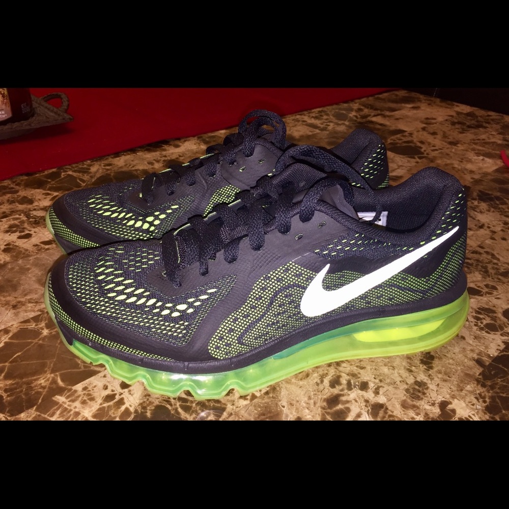 Nike Air Max 2014 Black & Volt Green