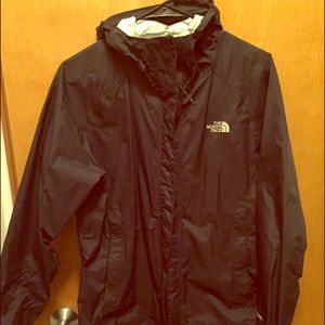 Black North face shell jacket