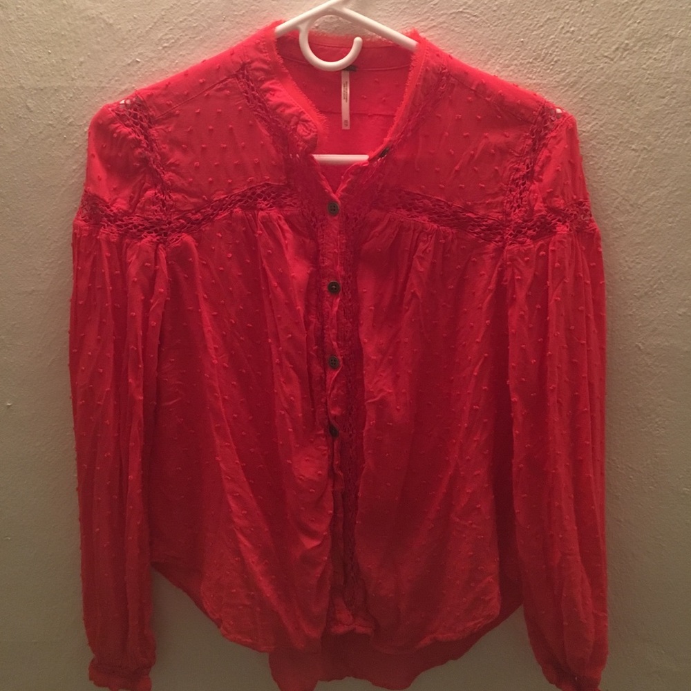 Free People button down