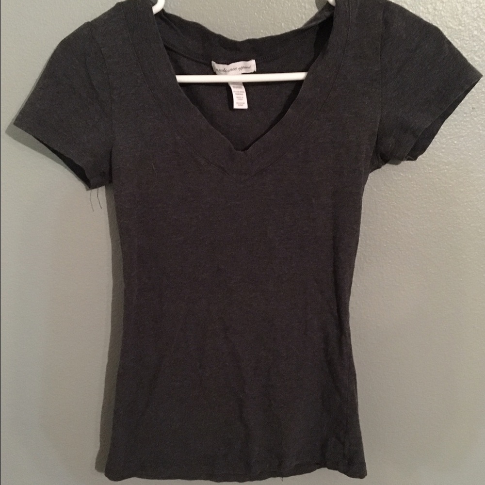 Grey v neck
