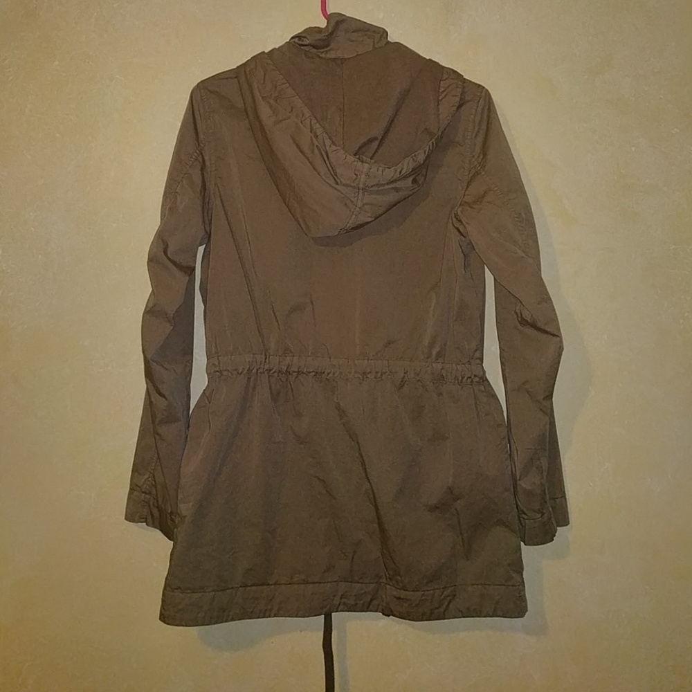 James Perse Khaki Utility Anorak Jacket - Picture 3 of 6