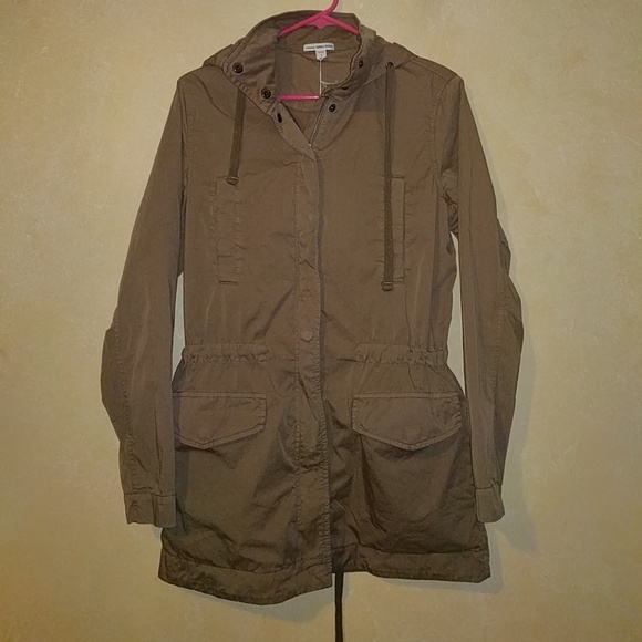 James Perse Jackets & Blazers - James Perse Khaki Utility Anorak Jacket