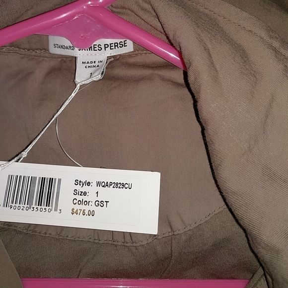 James Perse Khaki Utility Anorak Jacket - Picture 4 of 6