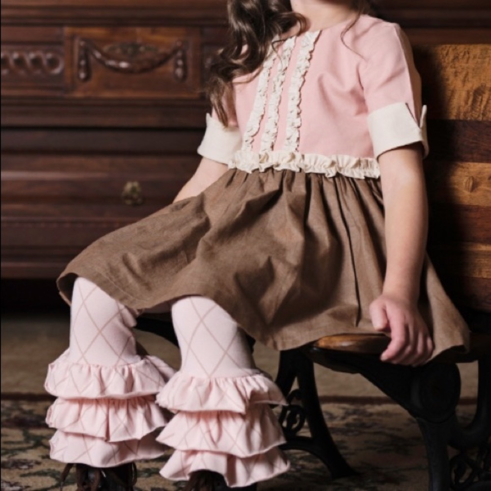 Persnickety Catherine dress, leggings & headband