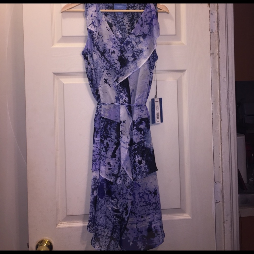 Simply Vera Vera Wang blue print dress