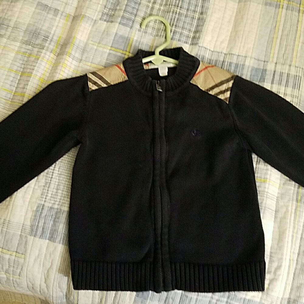 100% Authentic Burberry boys cardigan / jacket