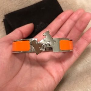 Orange Hermes bracelet