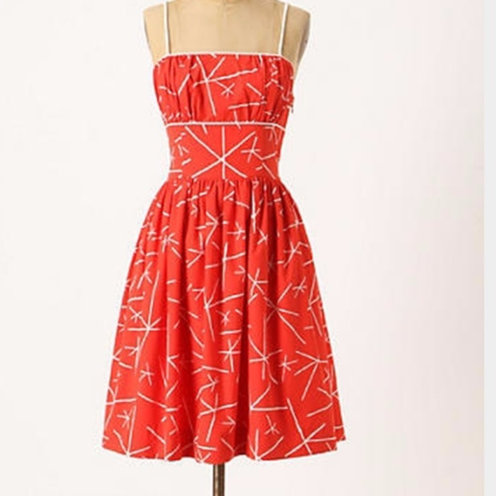 Anthropologie Nostalgic Asteriks dress