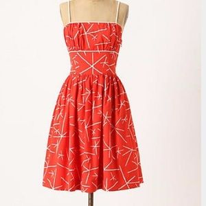 Anthropologie Nostalgic Asteriks dress