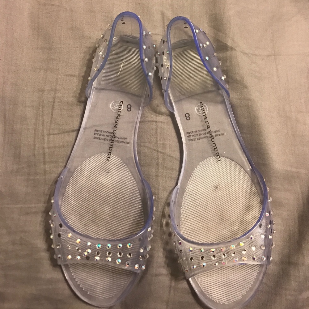 Chinese laundry jelly sandal