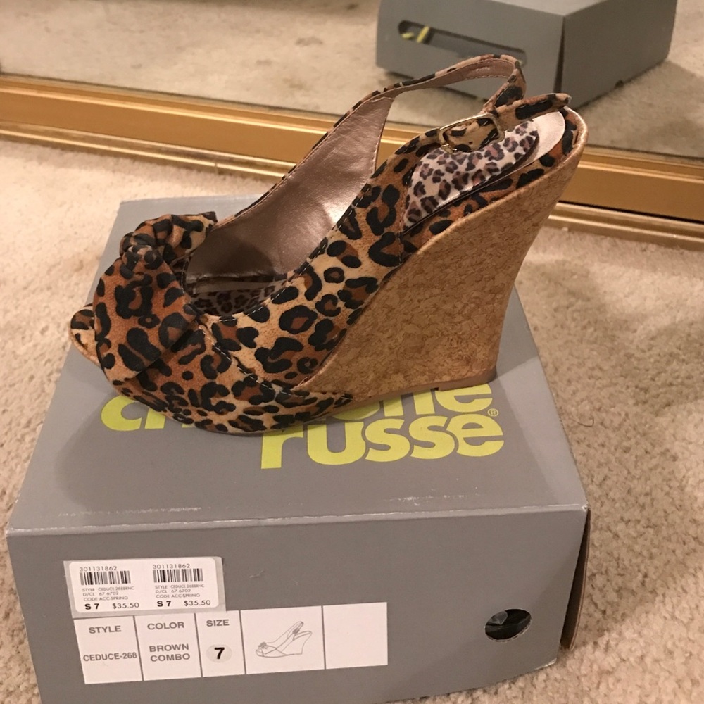 Leopard heels