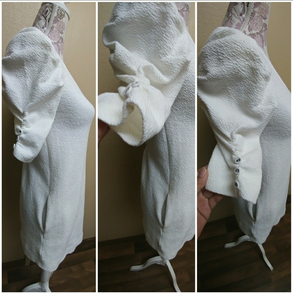 ❄SALE❄ANTHRO.DELETTA IVORY TUNIC w/POCKETS - Picture 3 of 5