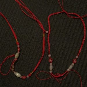 necklace with jades