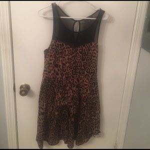 Forever 21 Leopard Skater Dress
