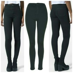 Topshop MOTO Joni jeans in forest