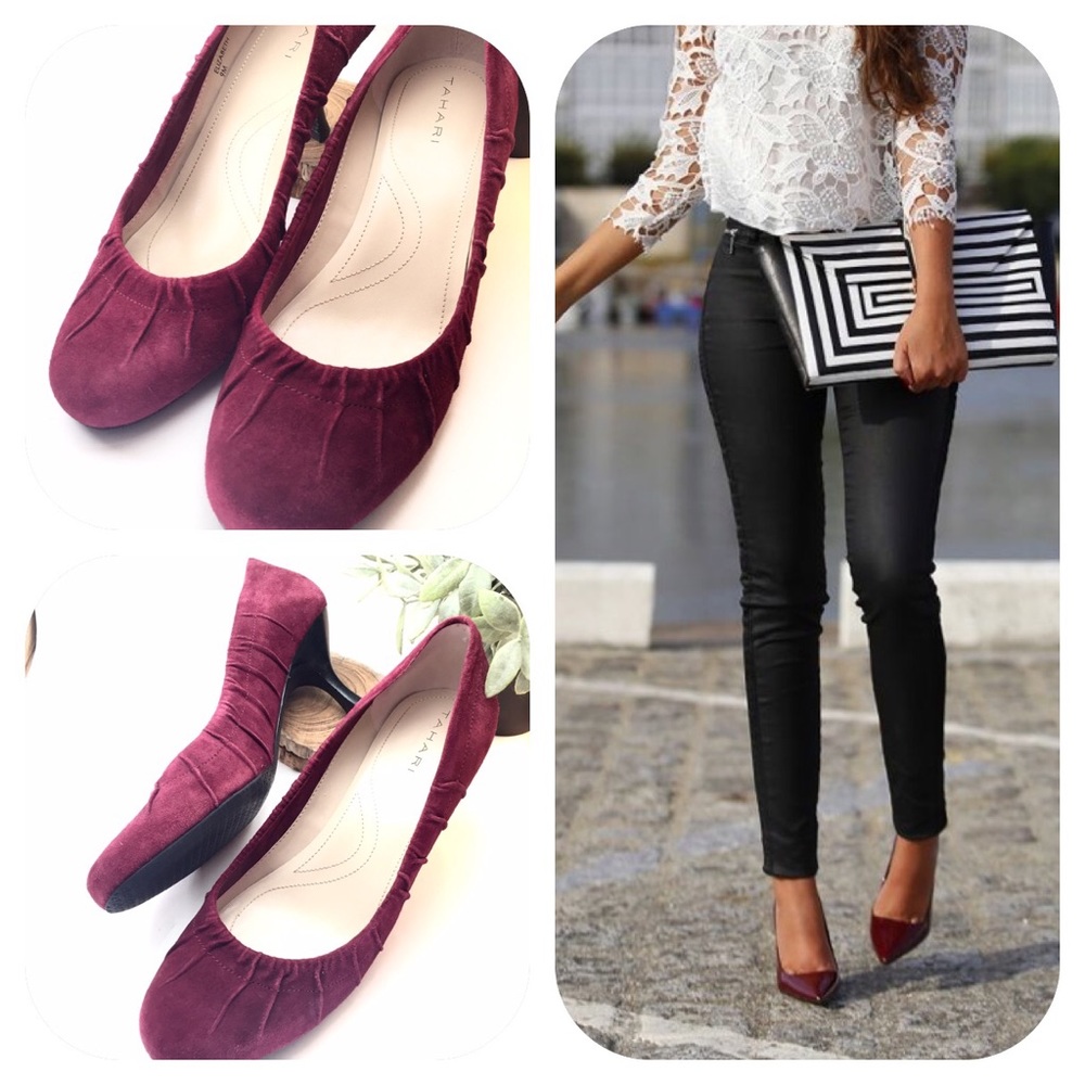 Tahari 'Elizabeth' Kitten Heel Pumps