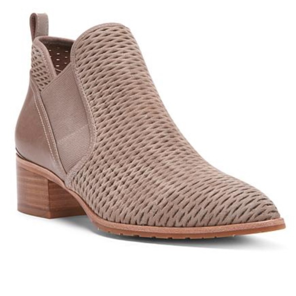 Donald J. Pliner "Donny" Perforated Leather Bootie