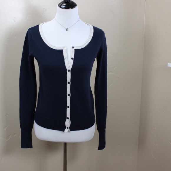 Navy Cardigan - “I ❤️ Peace” - Picture 3 of 5