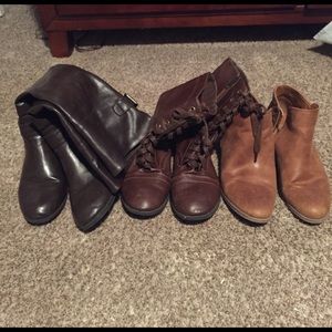 Boots and booties bundle !!!