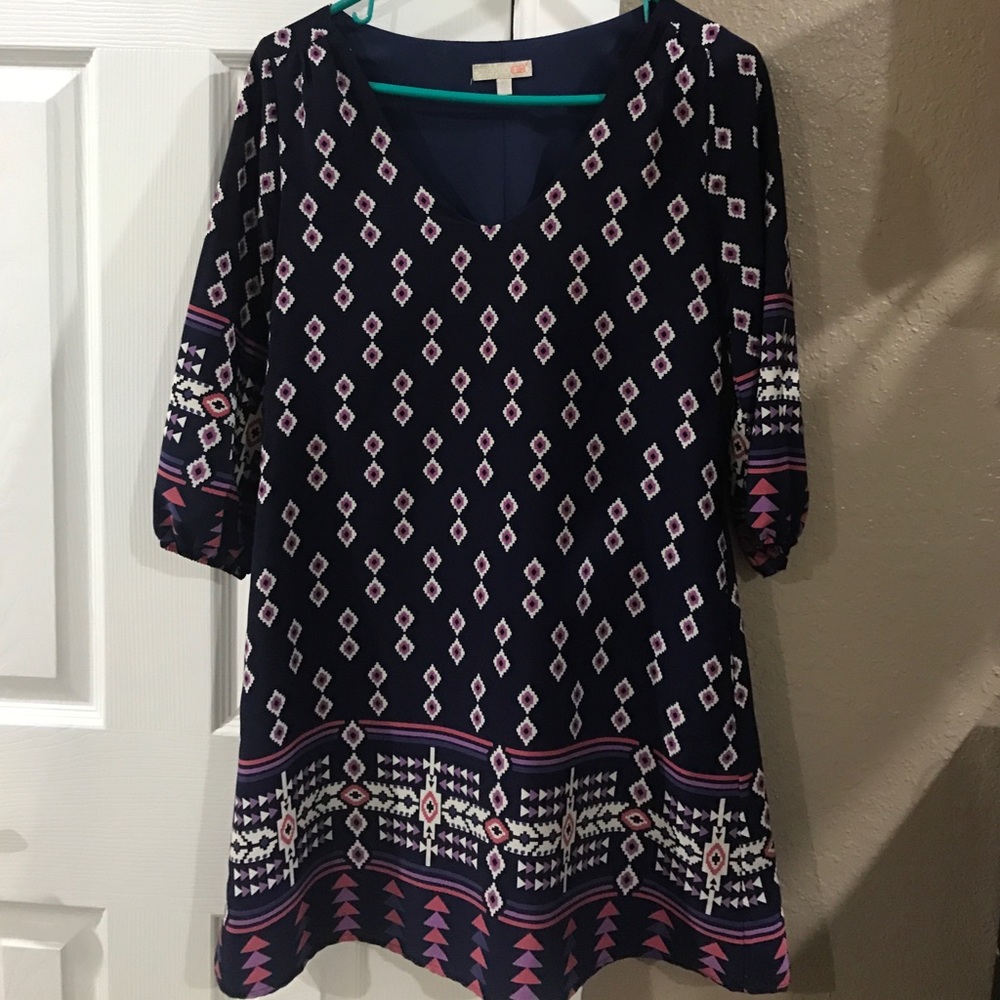 Cute Multi Colored shift dress