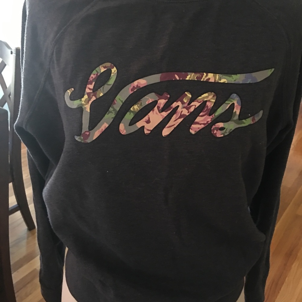 Juniors Vans Crewneck Sweatshirt
