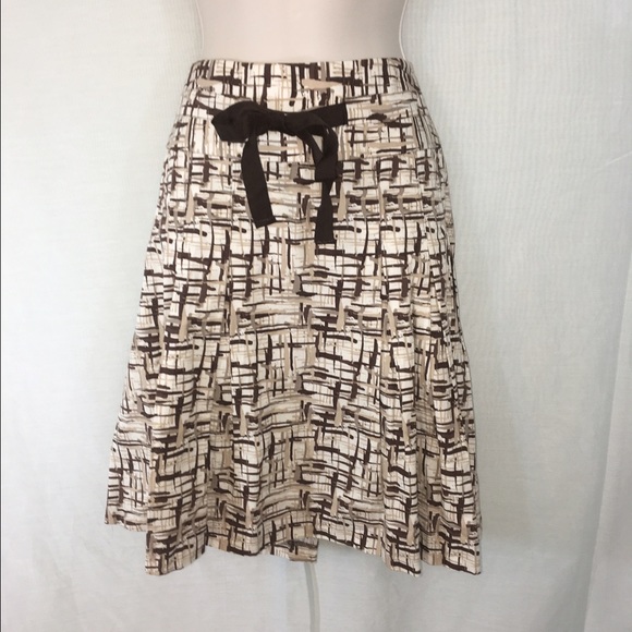 Brown Plaid Old Navy Skirt-6 - Picture 1 of 4