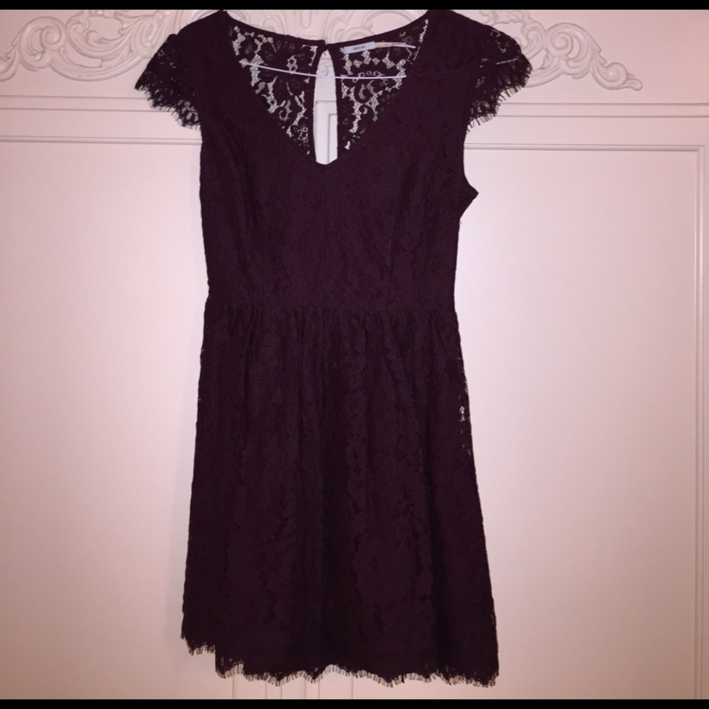 Kimchi Blue Plum Lace Mini Dress