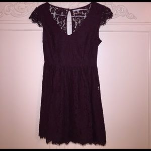 Kimchi Blue Plum Lace Mini Dress
