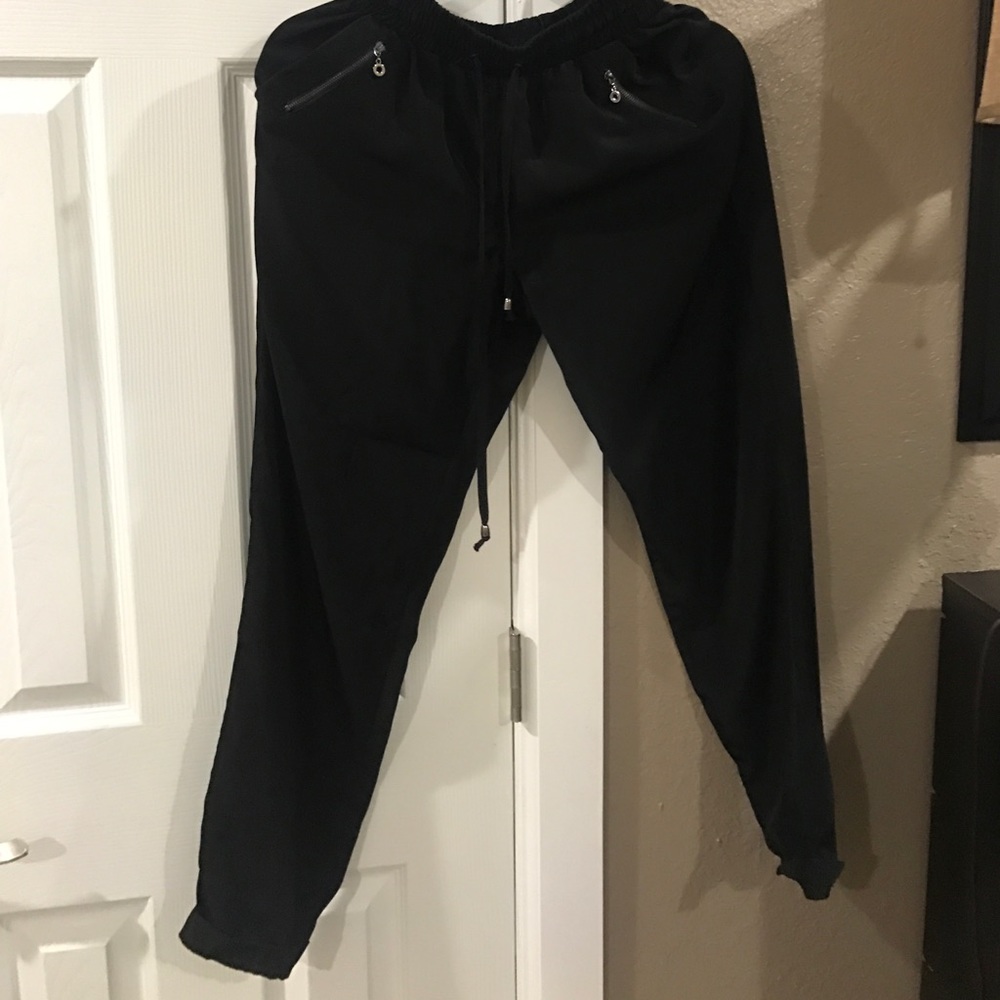 Sleek Black Jogger Pants