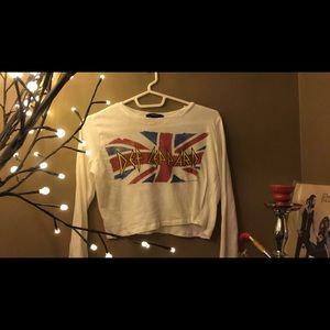 Def Leppard Crop Top.