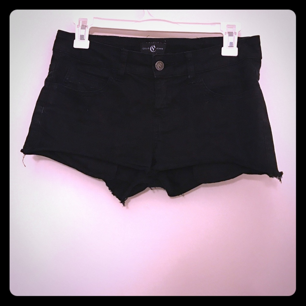 Black shorts size small