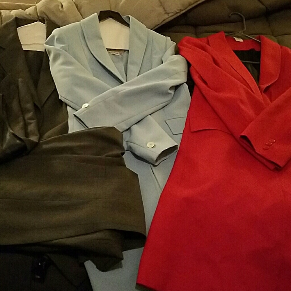 Three jackets one jodhpur and one vest