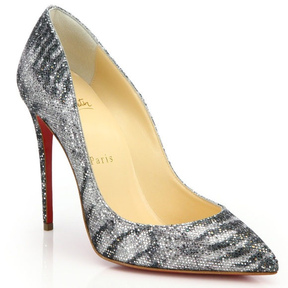 christian louboutin pigalle follies animal glitter pump christian louboutin pigalle follies animal glitter pump