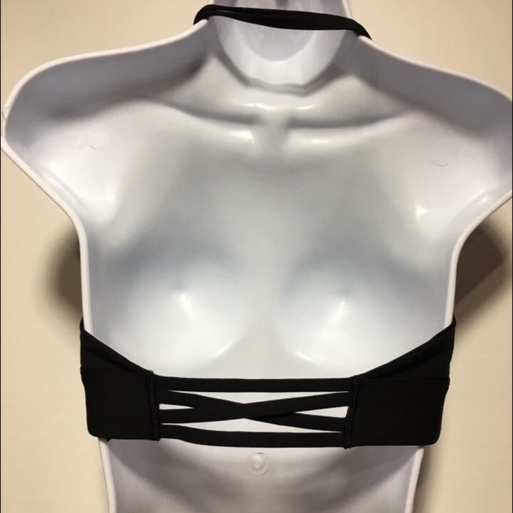 PINK ULTIMATE HALTER SPORTS BRA Large - Picture 5 of 6