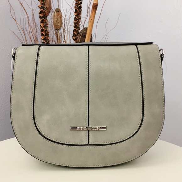 steve madden saddle faux leather crossbody bag