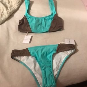 2 piece swimming suit