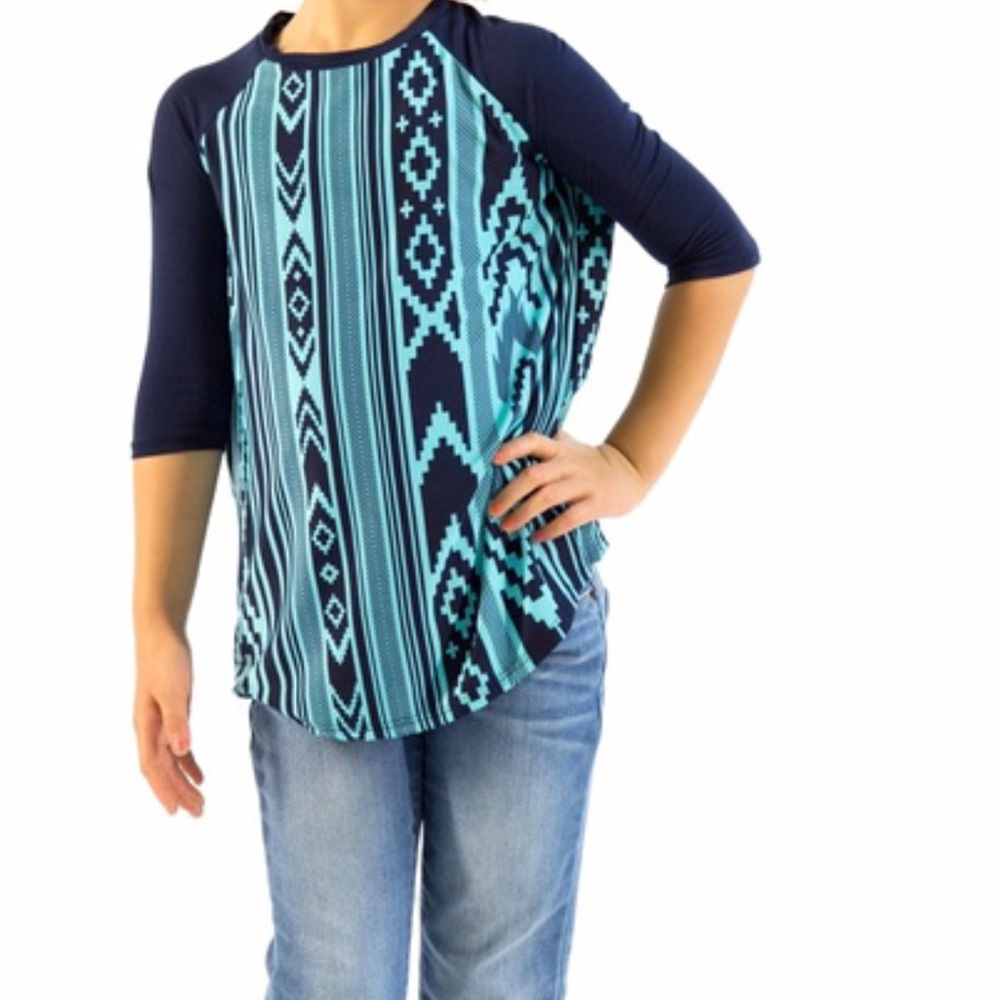 Very Trendy Kids Aztec Print Top