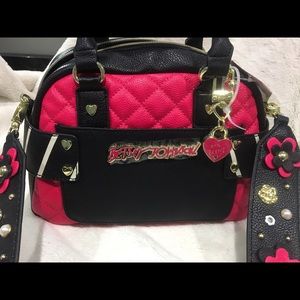 Betsey Johnson Mini Guitar Strap Bag
