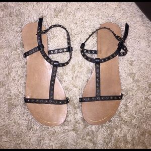 Kelly and Katie studded sandals!