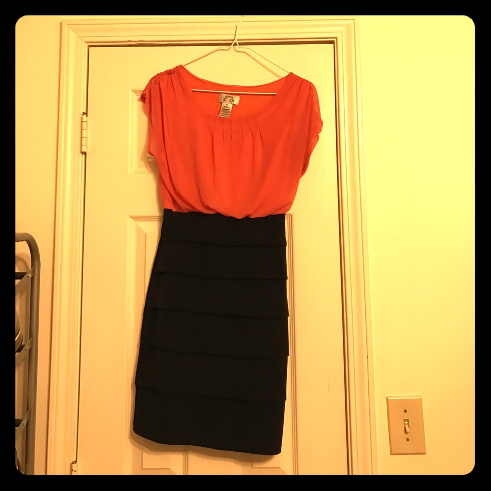 Sweet and sassy two tone dress