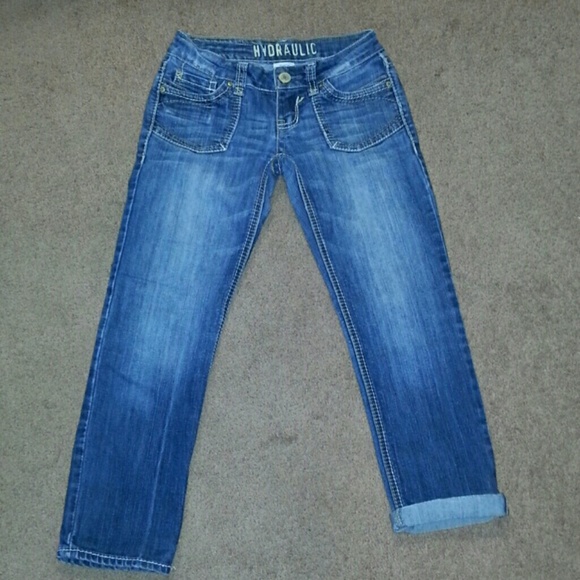 *SOLD*Hydraulic ankle length jeans - Picture 1 of 4