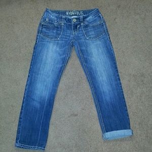 *SOLD*Hydraulic ankle length jeans