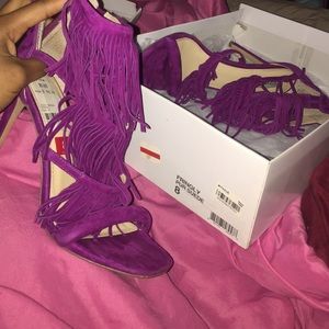 Steve Madden fringe heels
