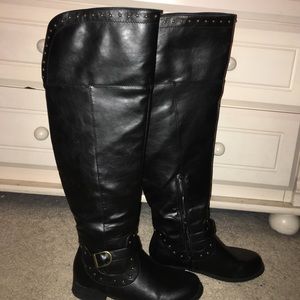 Shoedazzle Tall Over the Knee Boots - Size 5.5