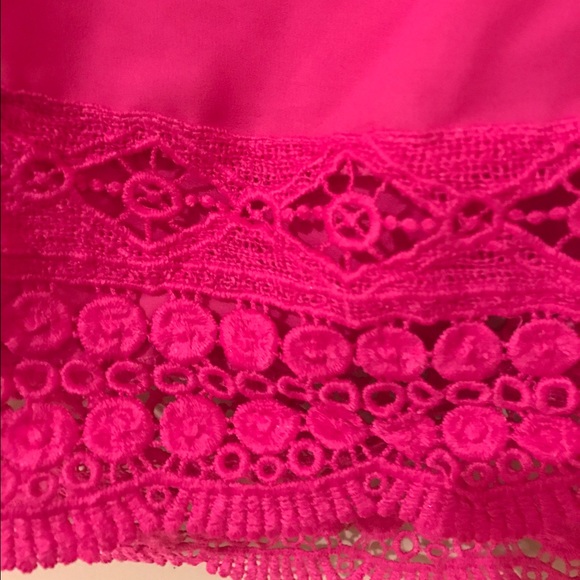 Fuchsia Pink Blouse | Lilly Pulitzer Look-A-Like - Picture 3 of 3