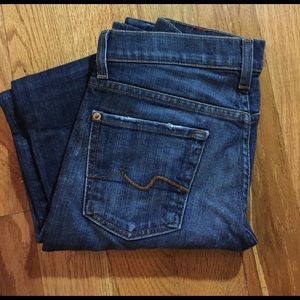 7 for all mankind Roxanne size 25 used 32 ins