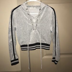Cropped Forever 21 Hoodie