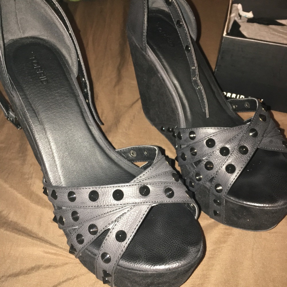 Torrid strap high heel shoes